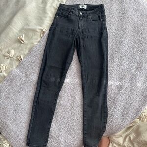 PAIGE Verdugo Ankle Skinny Jeans Size 25 | Dark Grey Clean Stretch Denim